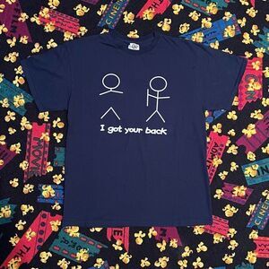 I Got Your Back Classic Navy Blue Delta Tee Shirt / Size L